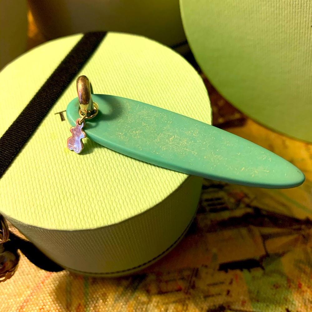 Tous Pendant Green Tiffany color